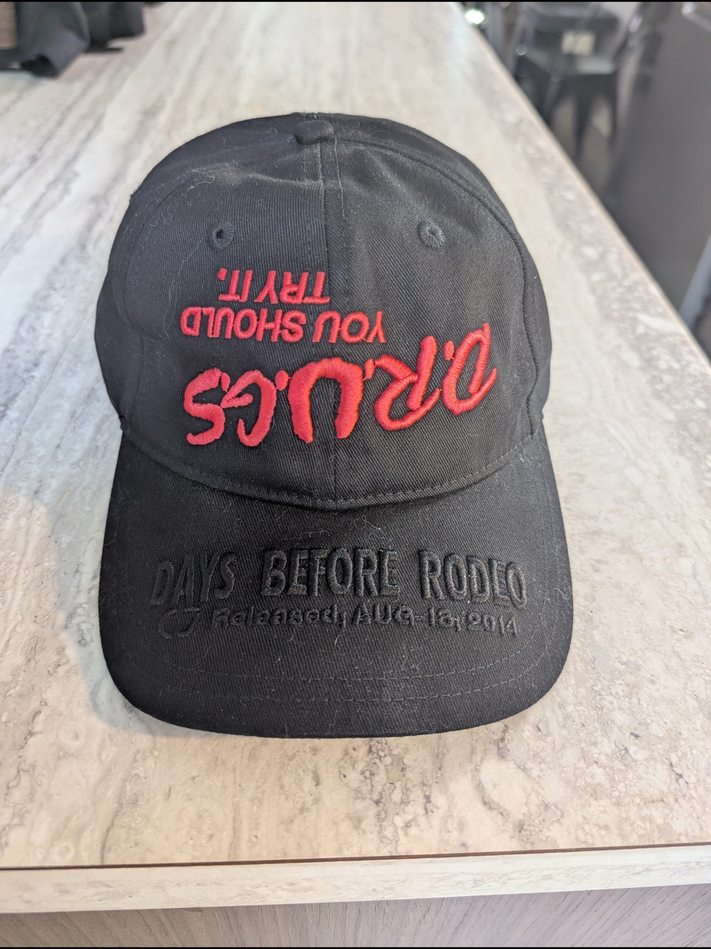 Travis Scott Days Before Rodeo Merch Hat